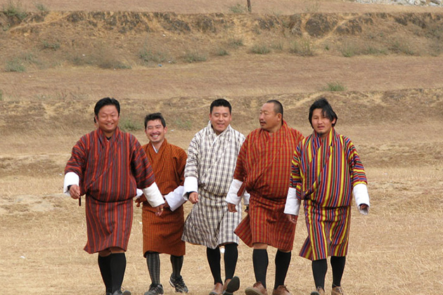 Gho Bhutan Traditional Dress For Men