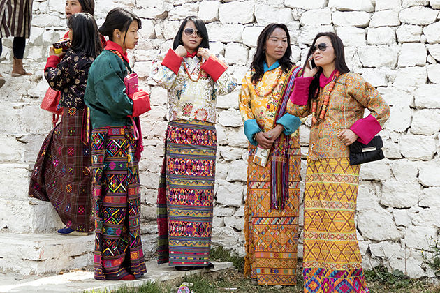 Kera - traditional dress in bhutan
