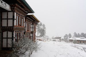 Winter - best time to visit bhutan weather