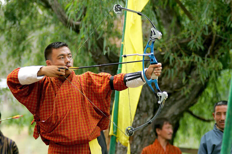 Bhutan Archery Tournament - The National Sport of Bhutan