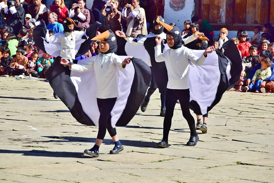 Bhutan Black-Necked Crane Festival