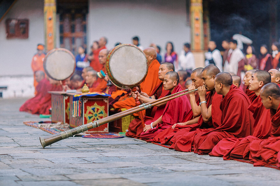 Lhabsang in traditonal wedding