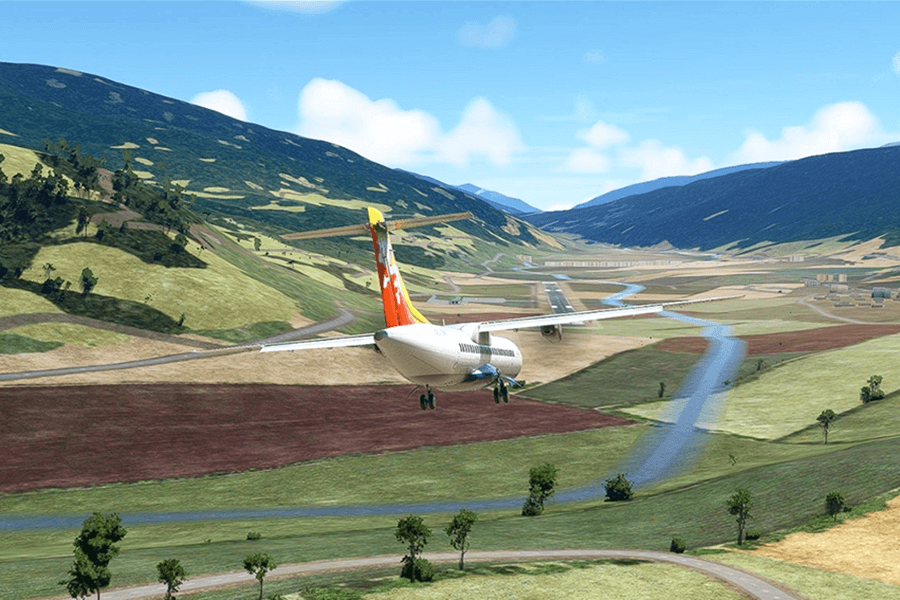 Bathpalathang Airport Bhutan