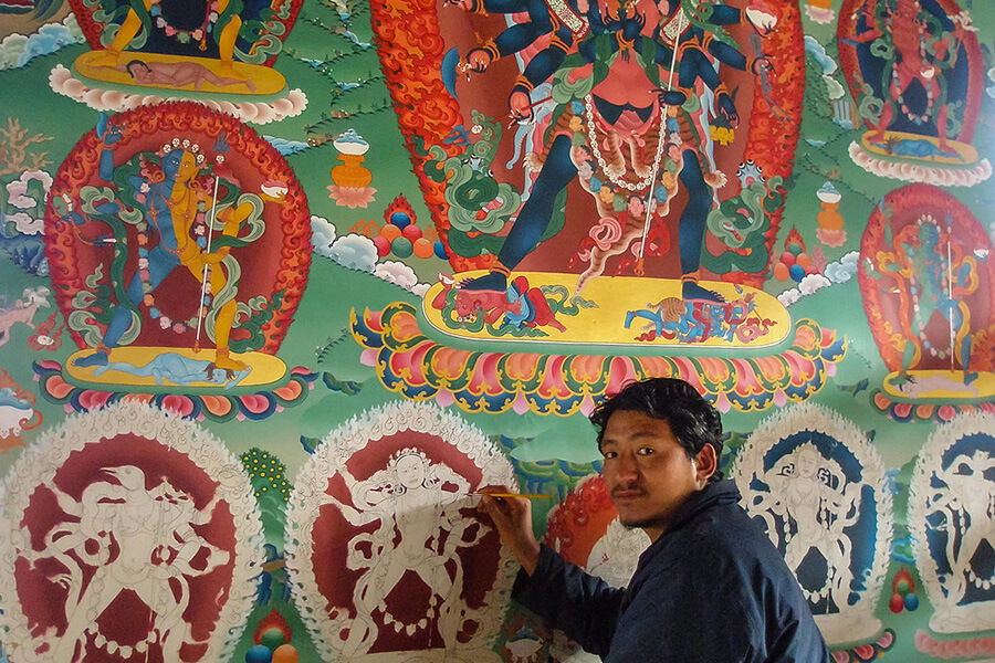 Things to Buy in Bhutan - Buddhist Paintings