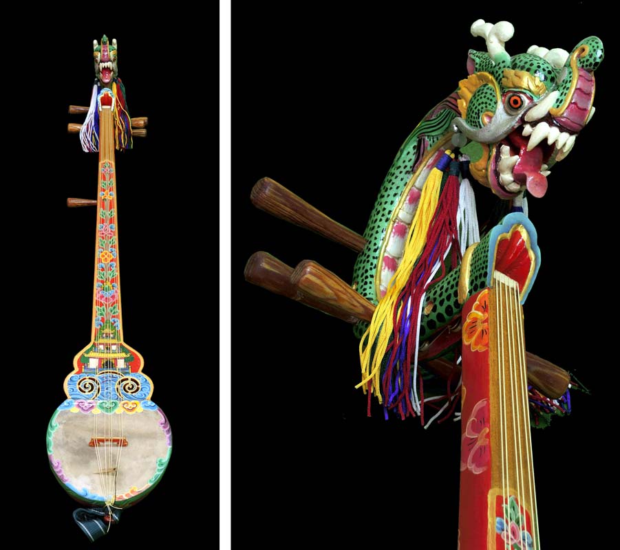 Drangyen lute - Bhutan Stringed Musical Instruments
