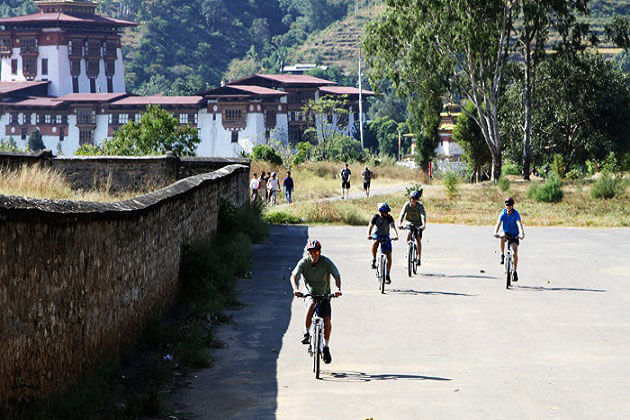 thimphu biking - bhutan mountain biking tours