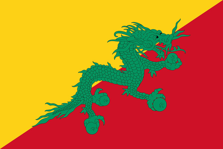 Version 1 - Bhutan Flag