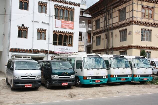 Bhutan Buses to and from Phuentsholing