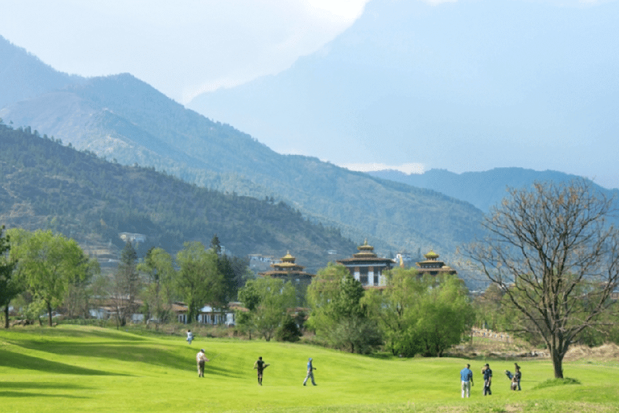 Golf Course in Bhutan