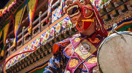 festival in Paro bhutan vacation packages