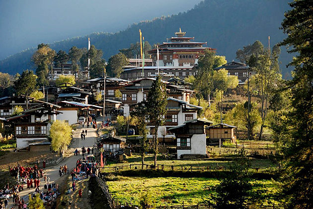 gangtey - bhutan trek routes