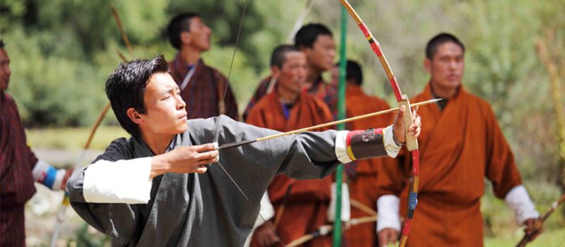 archery bhutan national sport