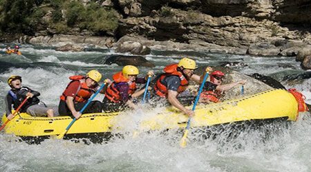 adventure tour in bhutan with rafting