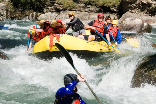 rafting - adventure tours in bhutan