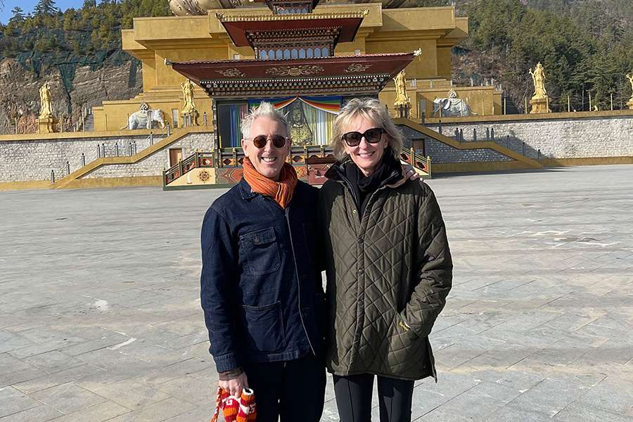 Couple visit Bhutan - Bhutan tours