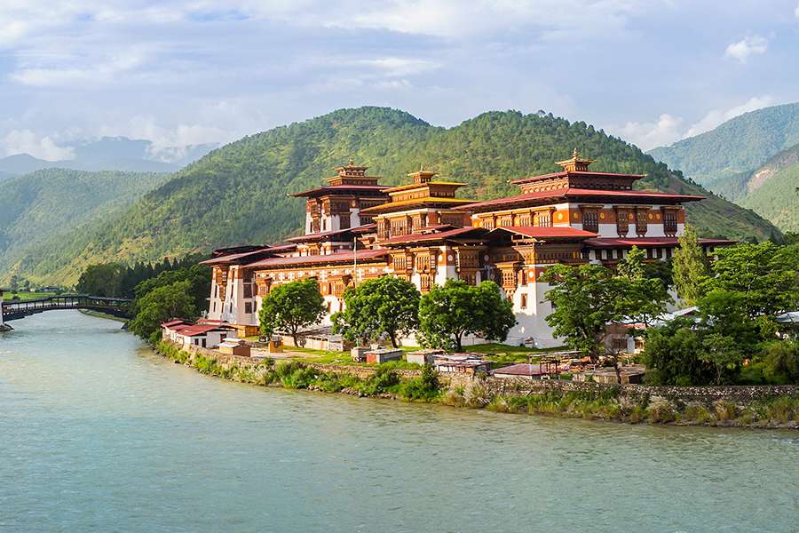 Punakha Dzong river - Bhutan tours