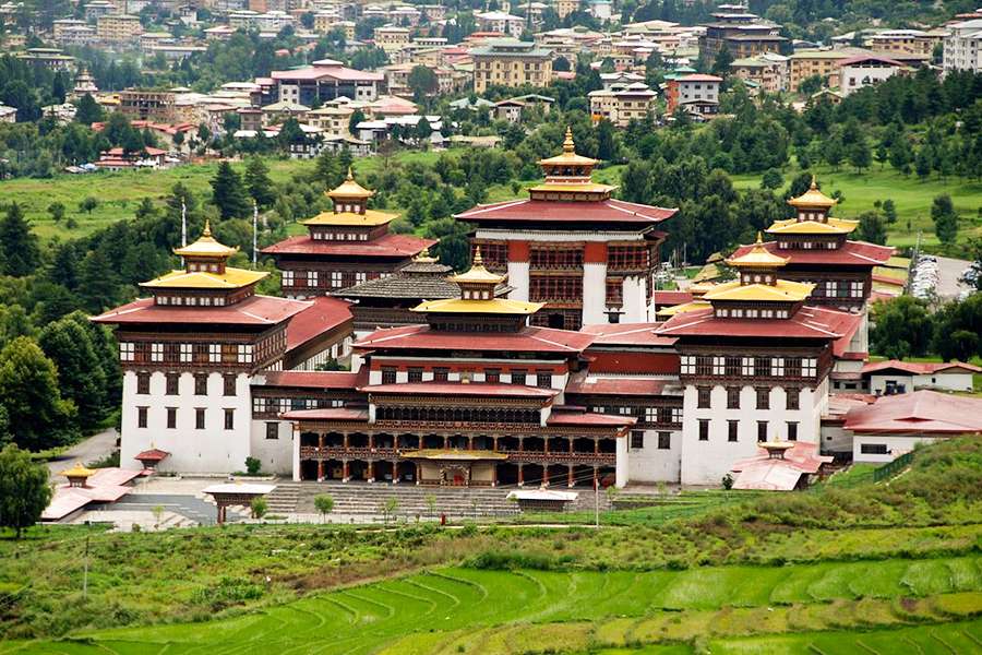Tashichho Dzong - Bhutan tours