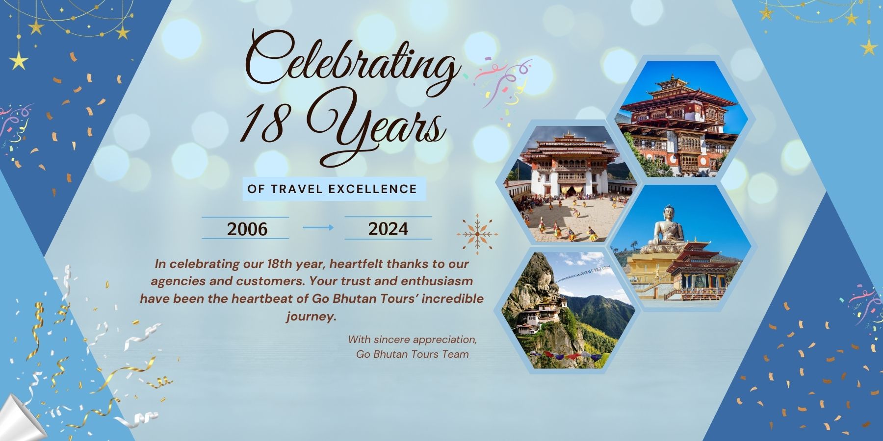 Celebrating 18 years of Go Bhutan Tours
