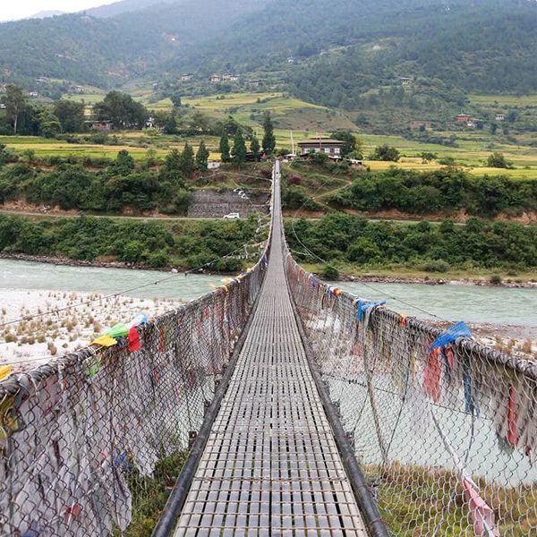 Punakha Suspension Bridge - Bhutan tour packages in 5 days