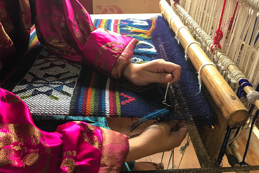 Bhutan Textiles Khaling National Handloom - bhutan off the beaten track itinerary