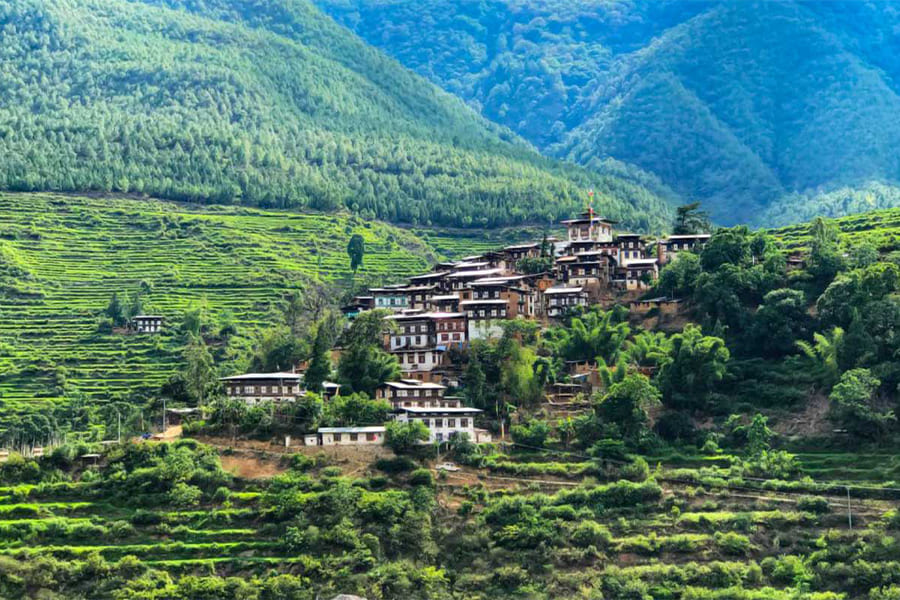 Rinchengang village - fishing trip in bhutan