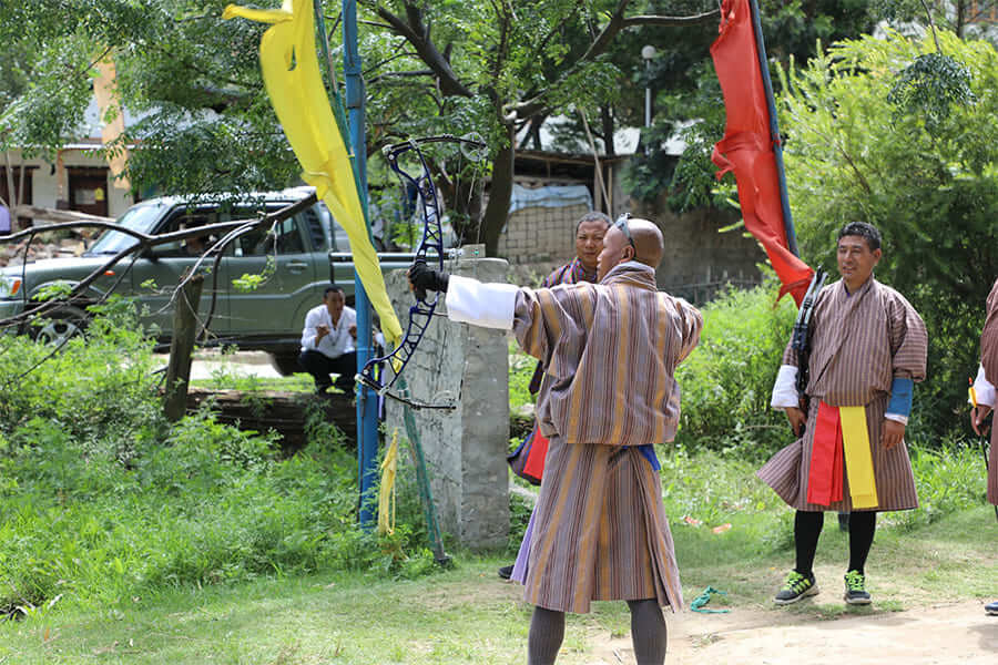 archery in bhutan trips