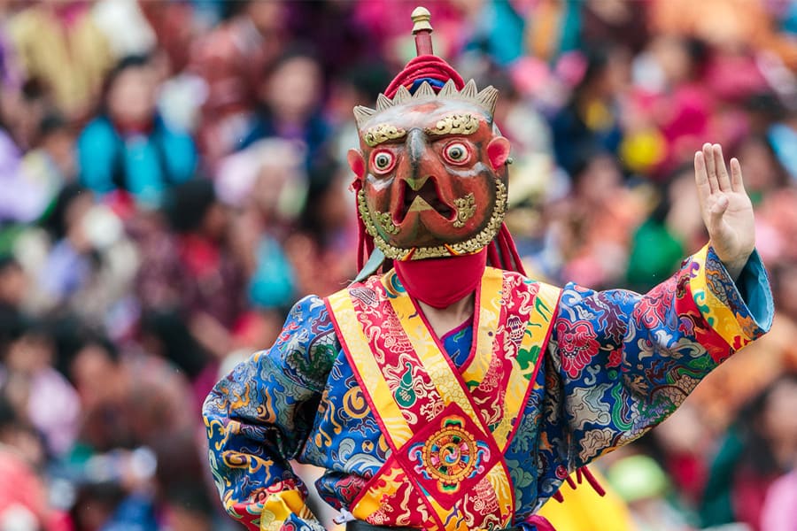 mask dacne - bhutan trips