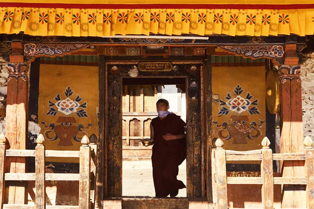 Tamshing Lhakhang - textile tour in bhutan