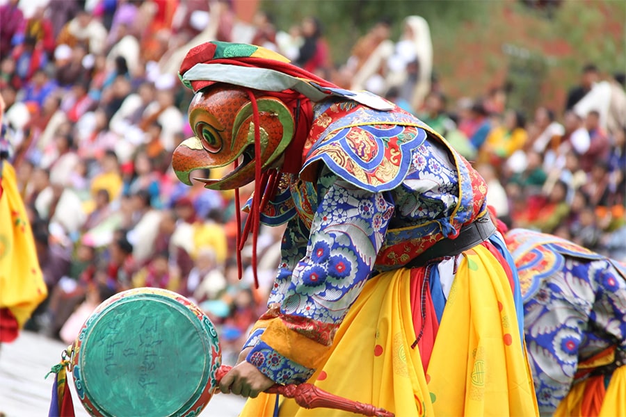 thimphu tshechu festival in bhutan