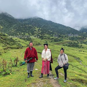 Merak Sakteng Trek route