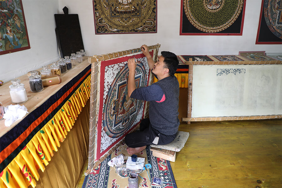 Tibetan Buddhist Thangka Art Paintings