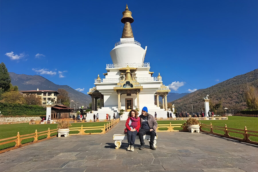 best bhutan tour review from Thomas McGregor and wife