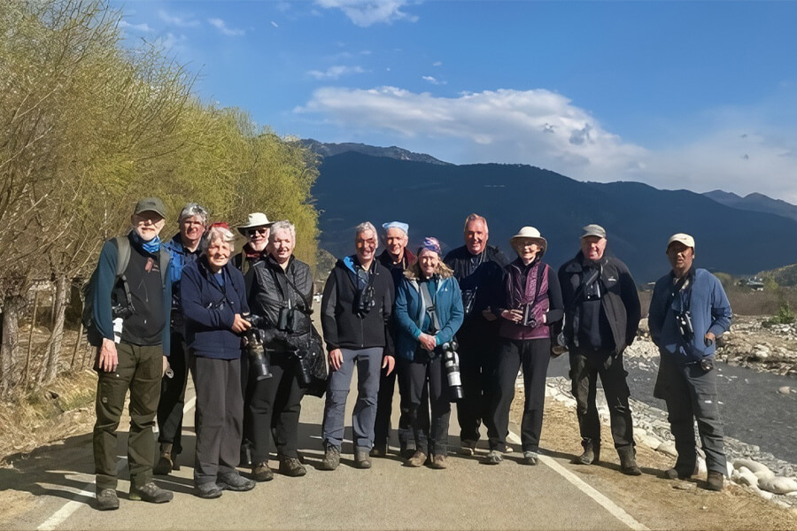 birding tours in bhutan
