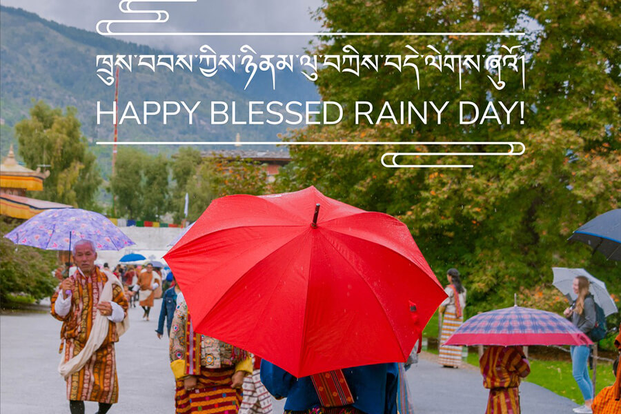 Blessed Rainy Day - The Festival When Bhutanese Bath Outdoors Together