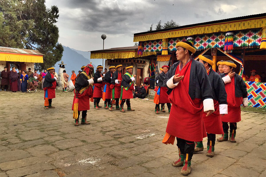 Zhey Dance Traditional Folk Dance Of Bhutan