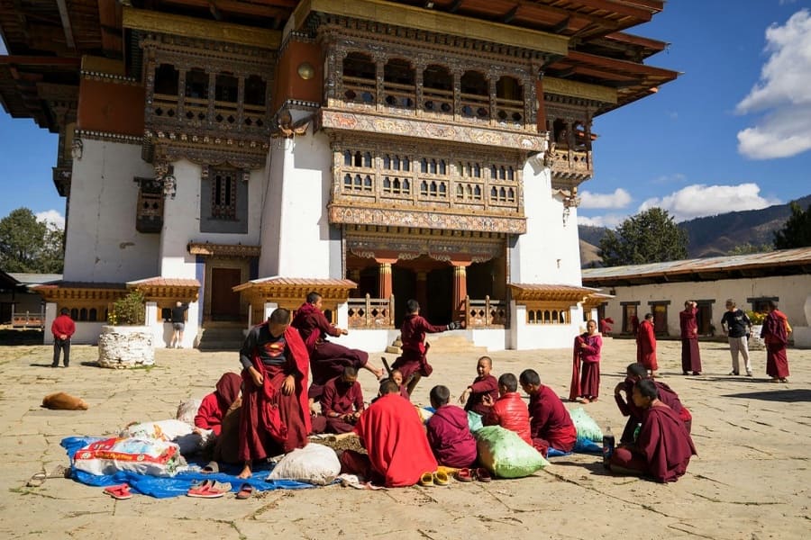 Gangtey Monastery - bhutan photography trips
