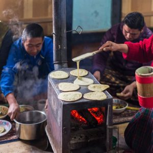 cooking class in bhutan retreat tour